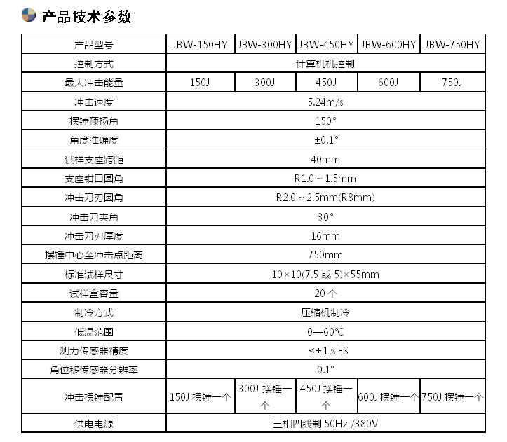 儀器化沖擊試驗機